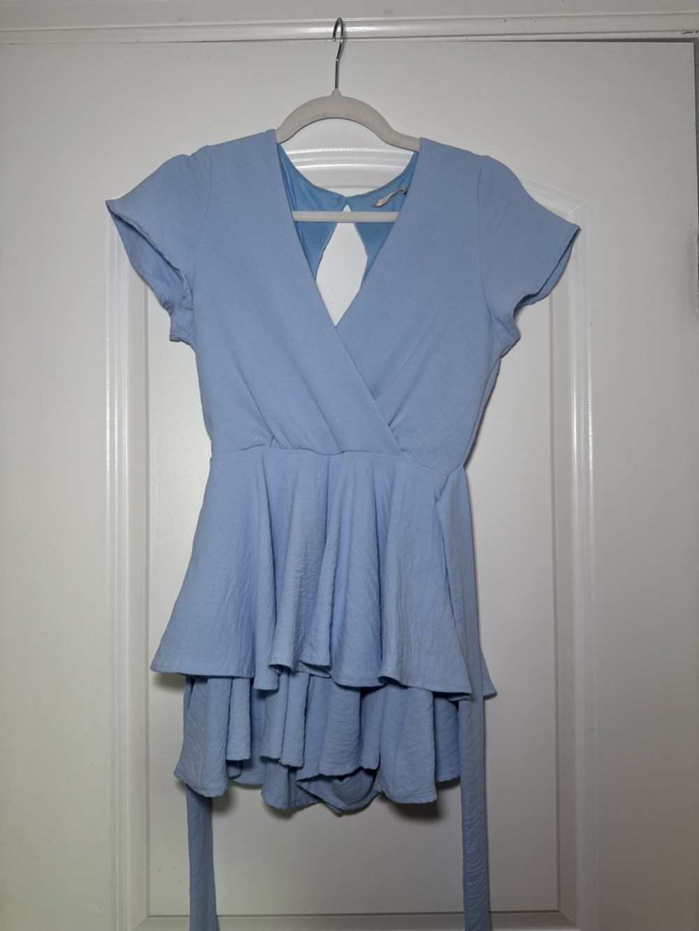 Altar'd State Women's Light Blue Playsuit-romper